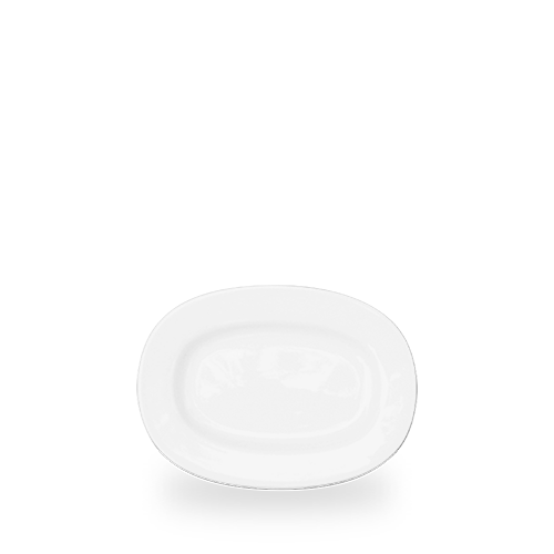 Alchemy® 8" Oval Plate, White