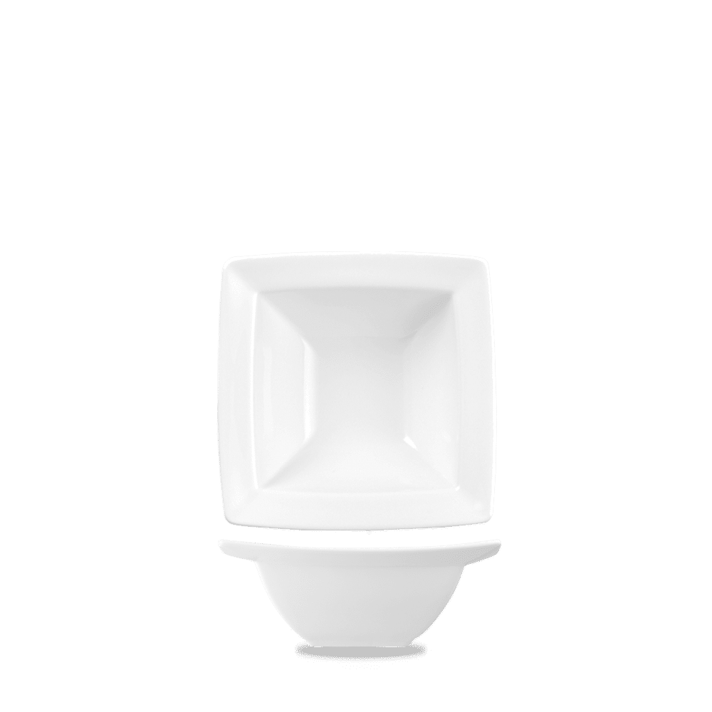 Alchemy® 2 oz. 4" Square Bowl, White