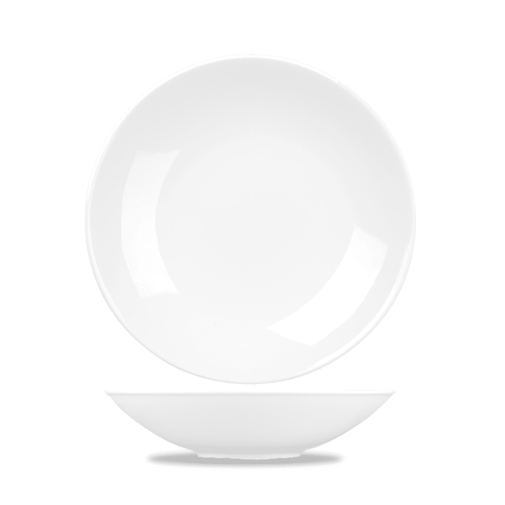 Alchemy® 8" Round Coupe Bowl, White