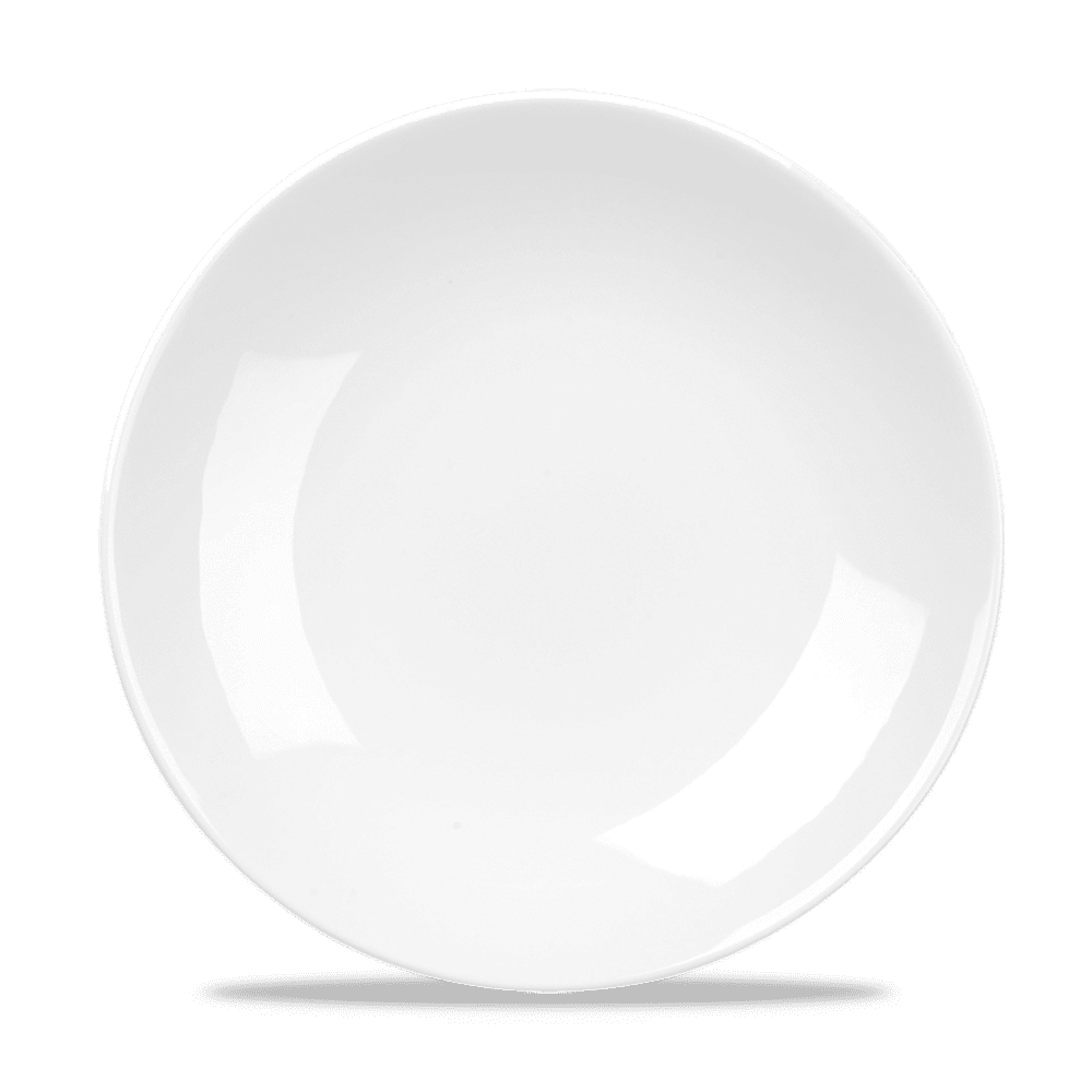 Alchemy® Balance 9" Round Coupe Plate, White