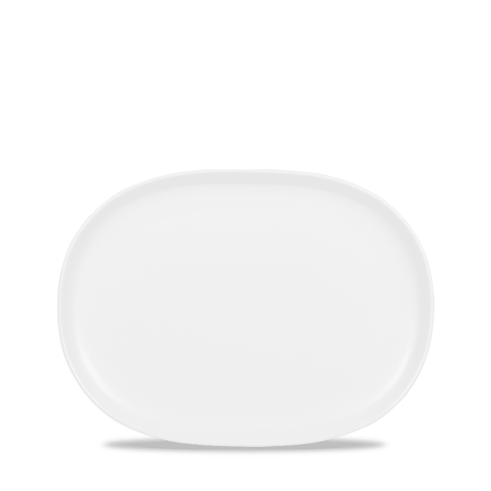 Alchemy® Moonstone 5-7/8" x 7-1/2" Oval Plate, White