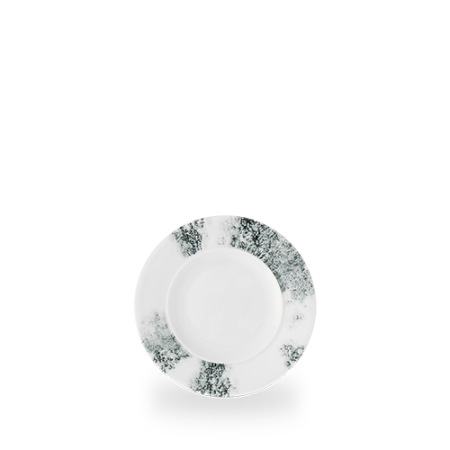 Ambiance 6" Round Plate, Smoke Black