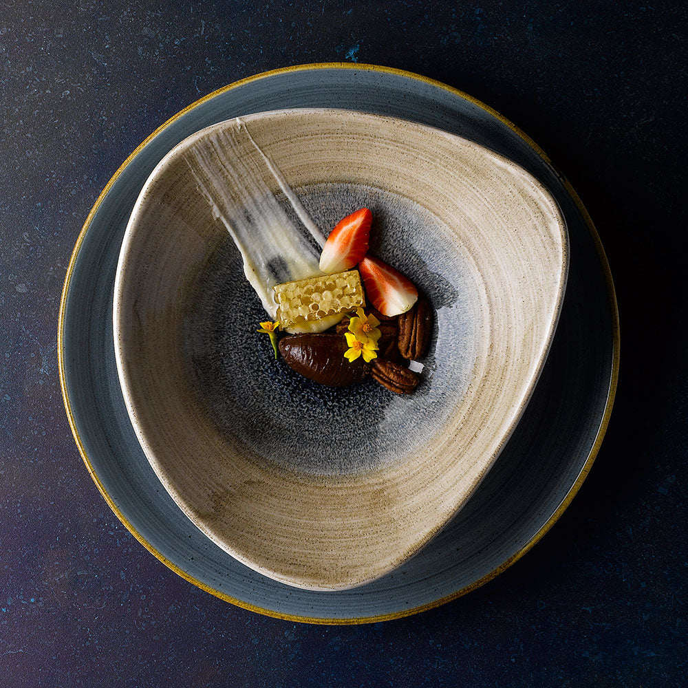 Stonecast 10 1/4" Blueberry Coupe Plate