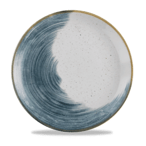 Studio Prints® Agano 11-¼" Round Coupe Plate, Black