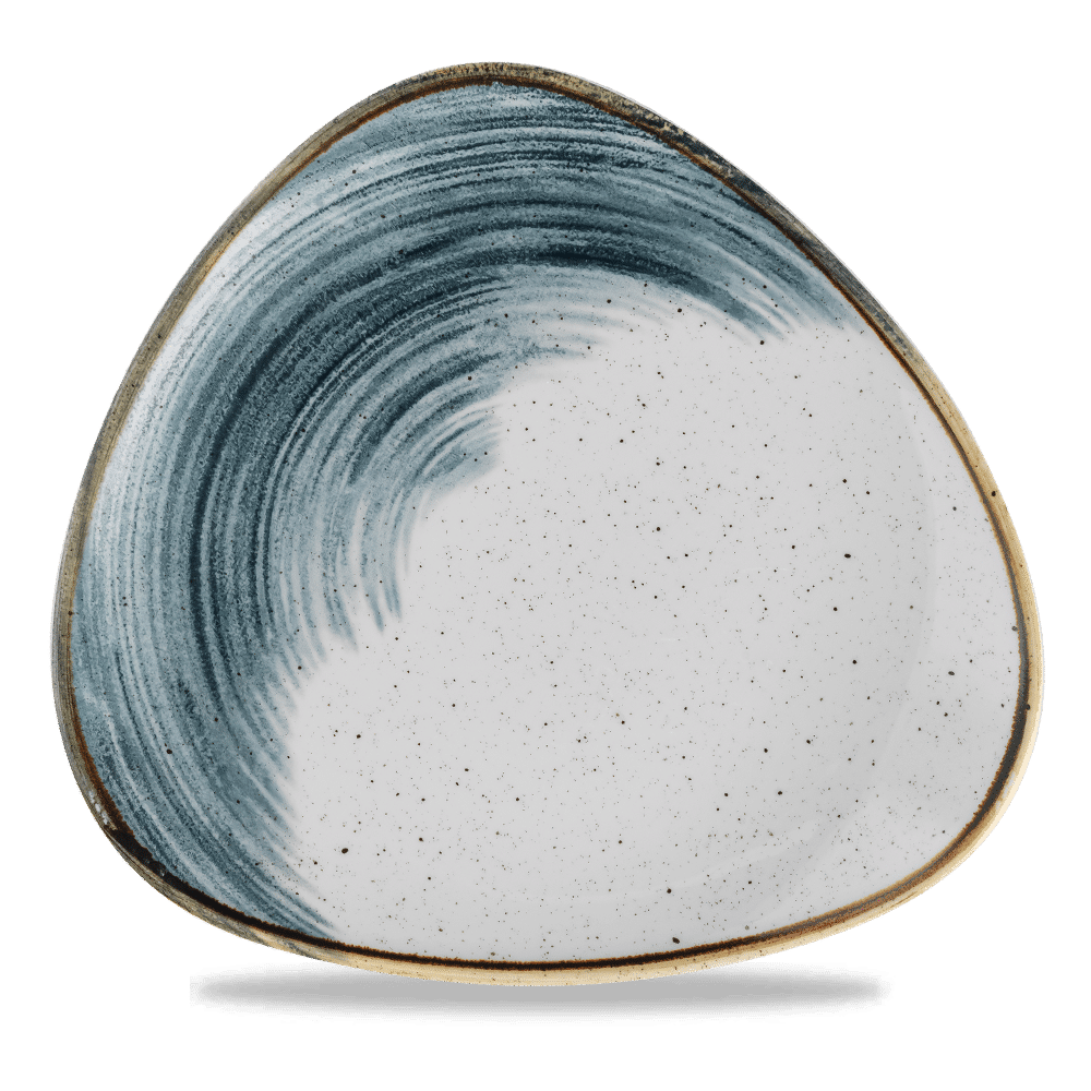 Stonecast Accents 10 1/2" Blueberry Triangle Plate