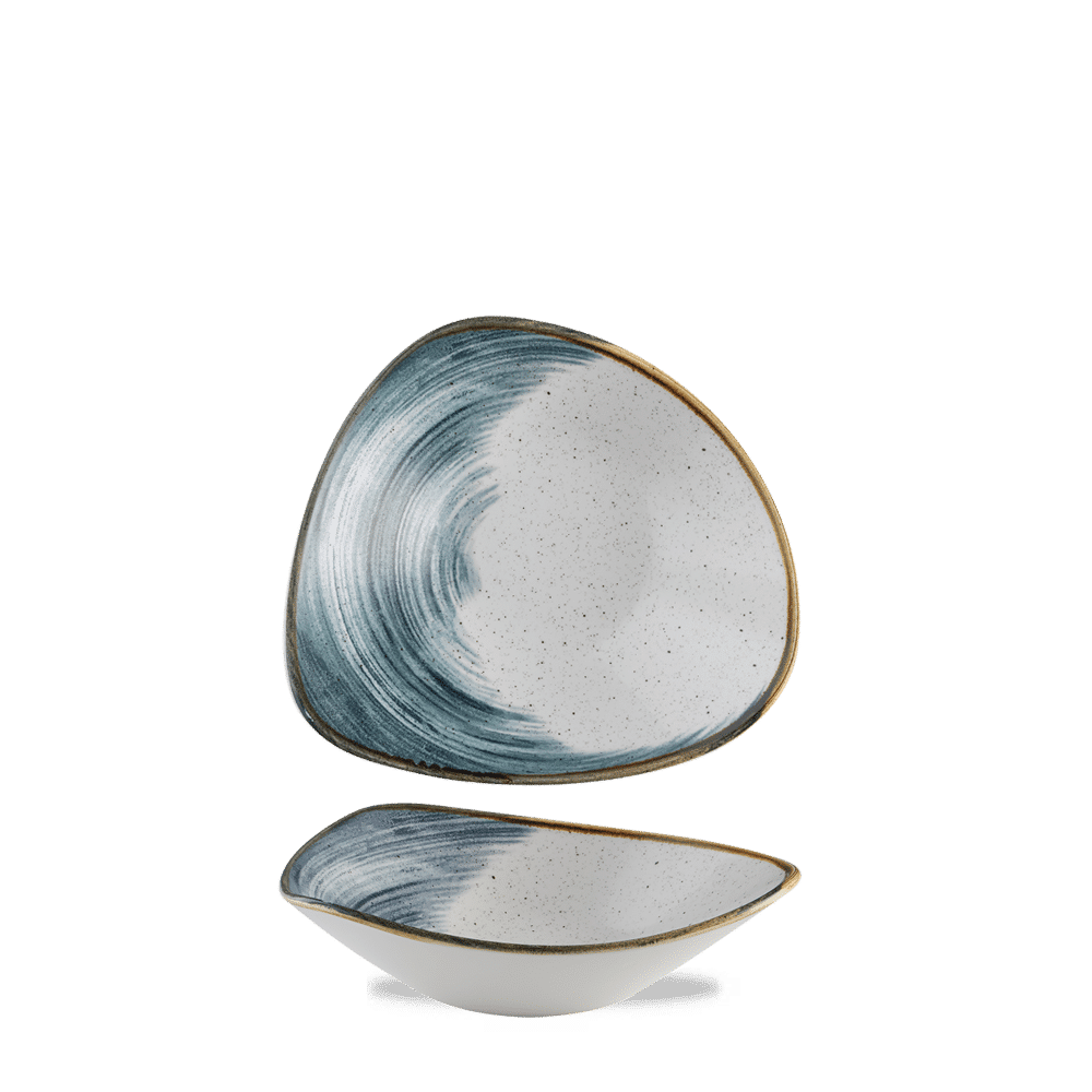 Stonecast Accents 13 oz. Blueberry Triangle Bowl