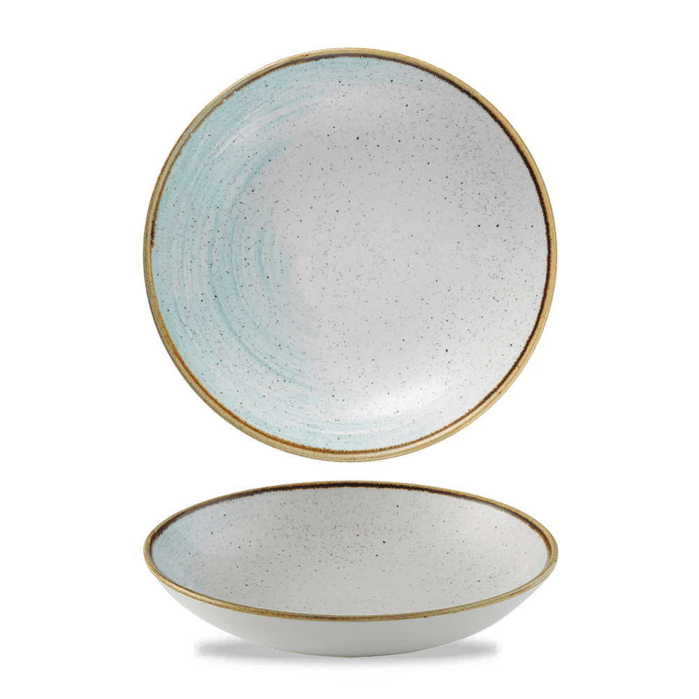 Stonecast Accents 15 oz. Duck Egg Blue Coupe Bowl