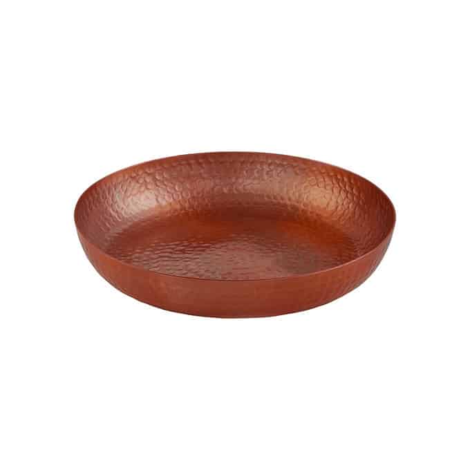 Seafood Tray, Alum, Hm, Copper, 14" Dia.