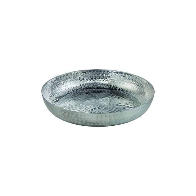 Seafood Tray, Alum, Hm, Silver, 12" Dia.