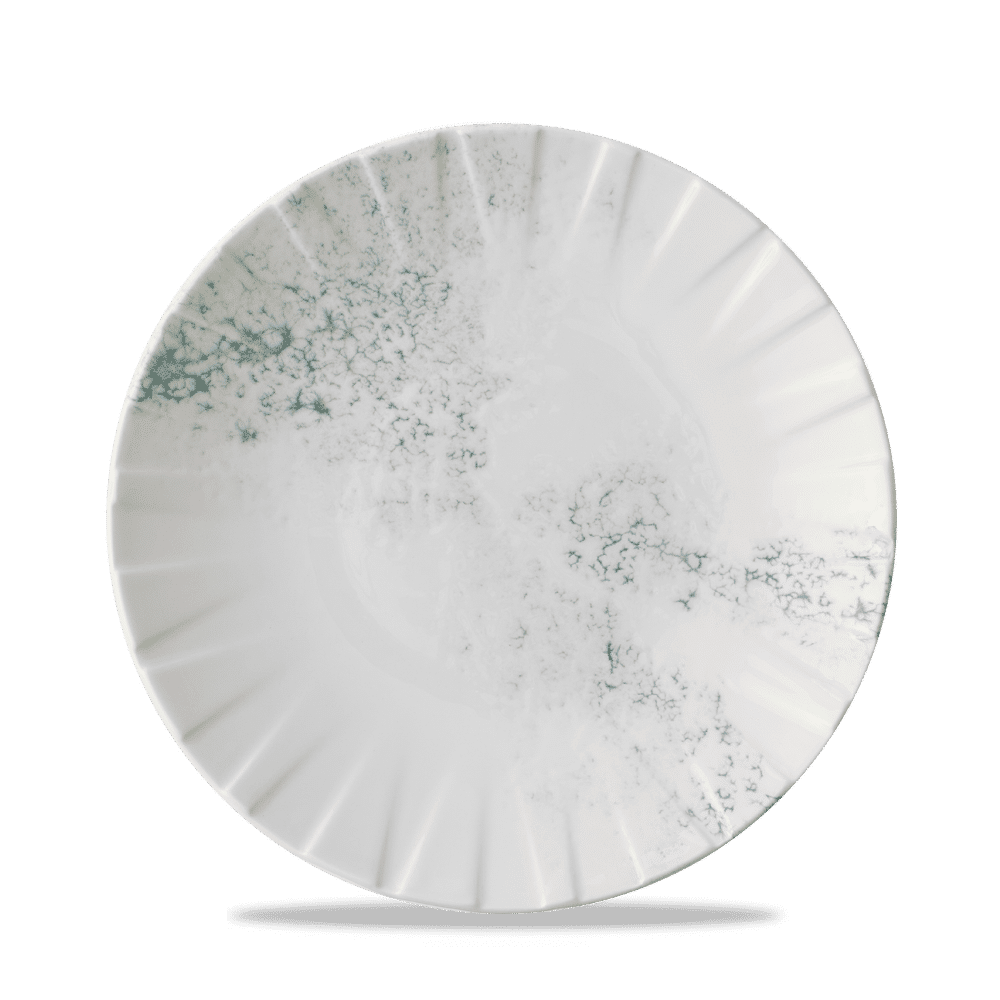 Alchemy 9-1/3" Coupe Plate, Smoke Grey