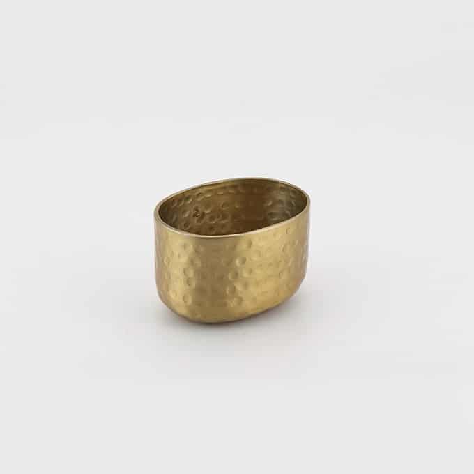 Sugar Holder, Alum, Gold, Hm, 6 Oz.