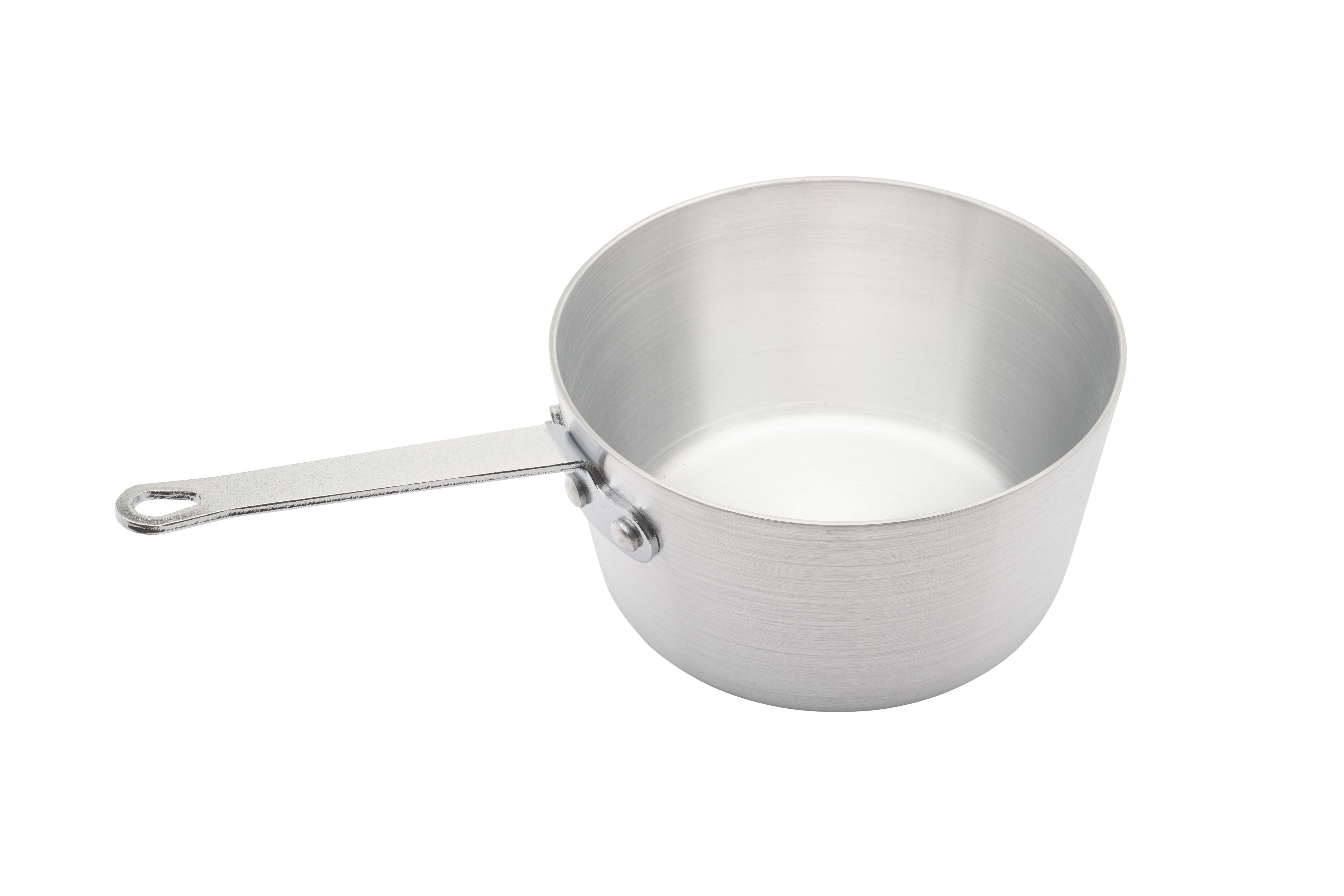 Sauce Pan 2-3/4 qt., Riveted Handle, 3.0 mm., Heavy Weight Aluminum