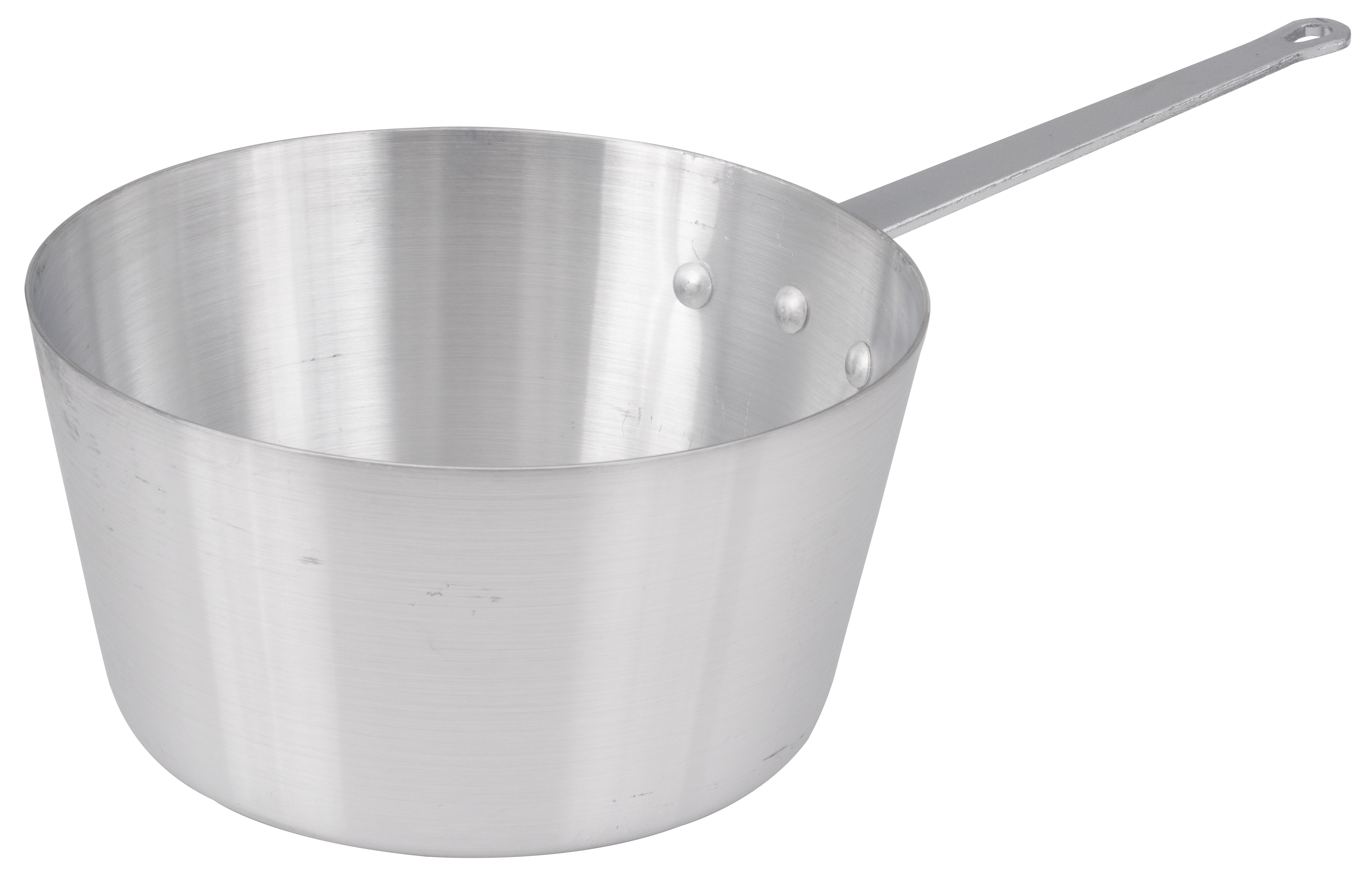 Sauce Pan 7 qt., Riveted Handle, 3.0 mm., Heavy Weight Aluminum