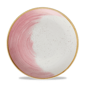 Stonecast® Accents 11-¼" Round Coupe Plate, Petal Pink