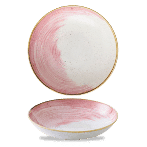 Stonecast® Accents 40 oz Round Coupe Bowl, Petal Pink