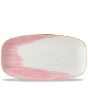 Stonecast® Accents 13-7/8" x 7-3/8" Oblong Chef's Plate, Petal Pink