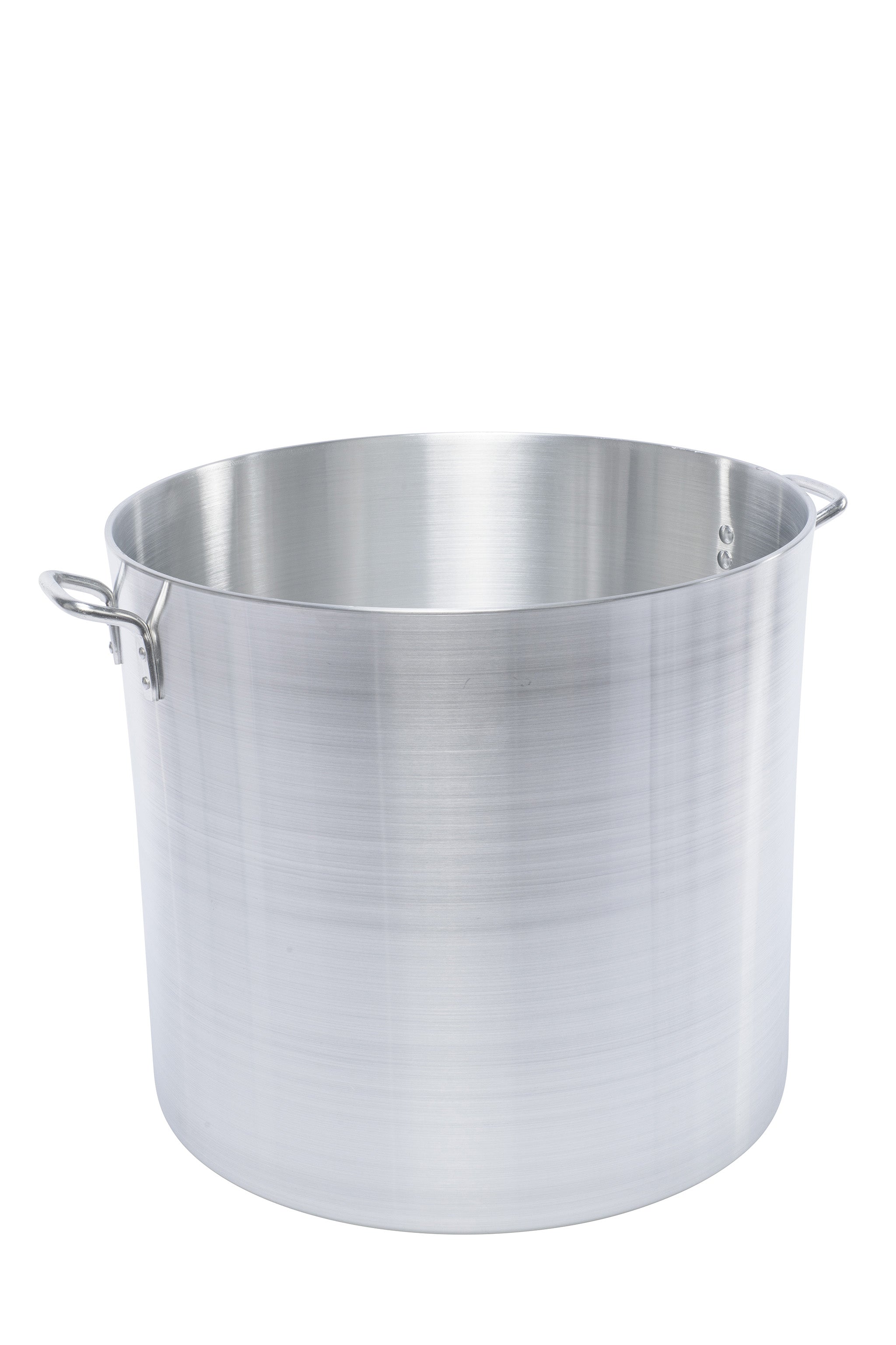 Stock Pot 100 qt., Reinforced Rim, 6.0 mm., Extra Heavy Weight Aluminum