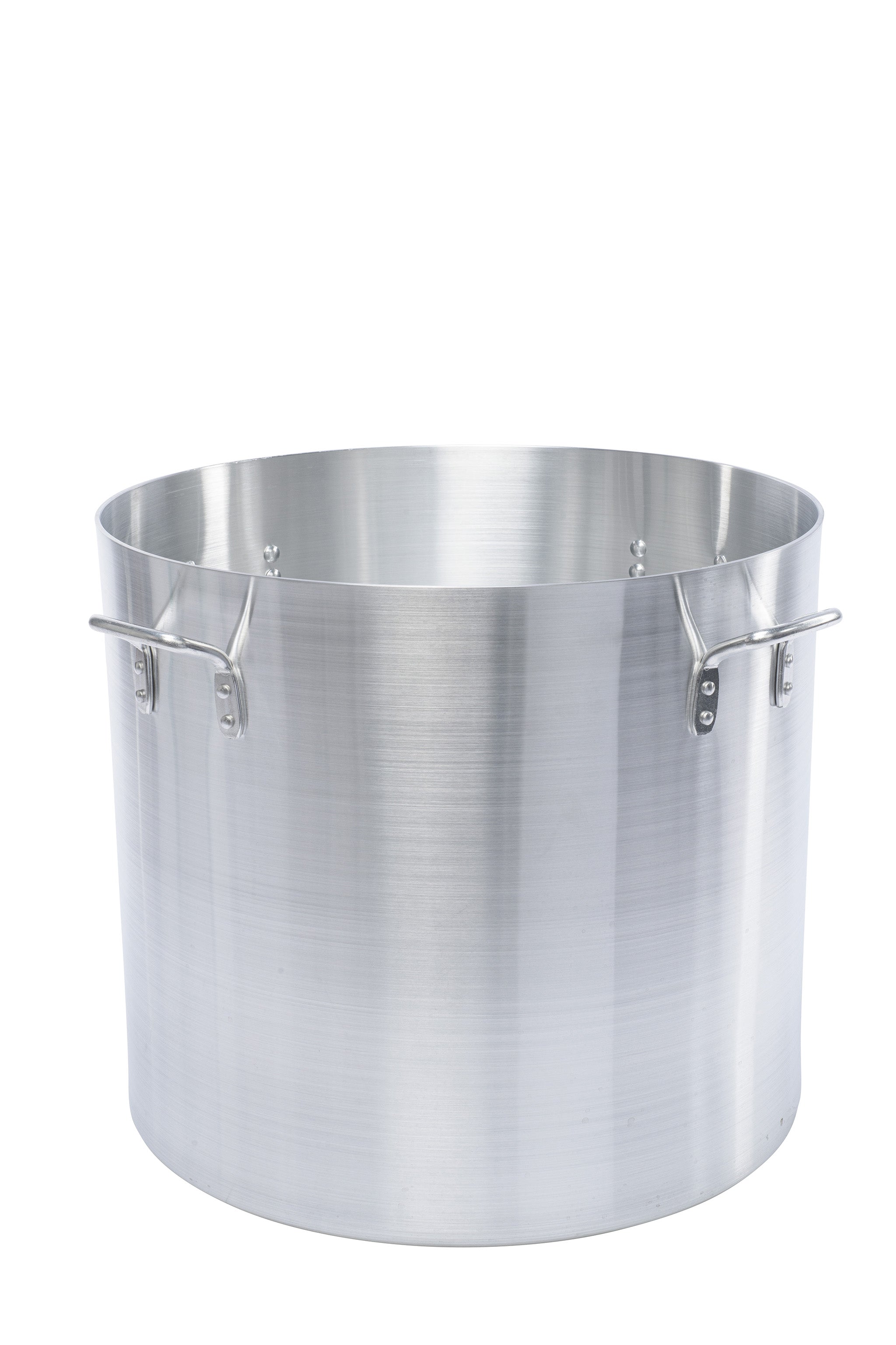 Stock Pot 120 qt., Reinforced Rim, 4.0 mm., Heavy Weight Aluminum