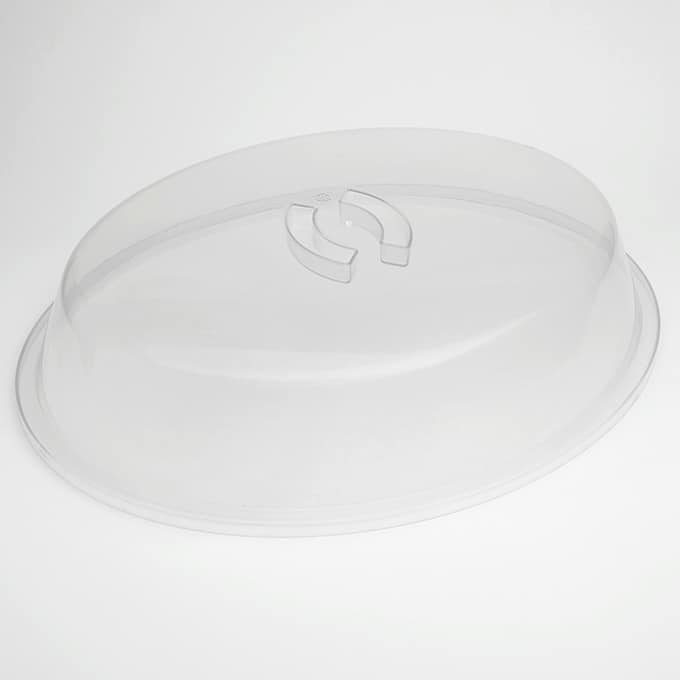 Antimicrobial Tray Cover, Abs, Oval, 28