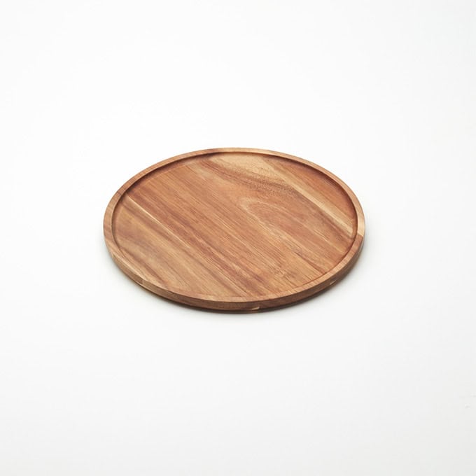 Loft 10" Round Acacia Wood Serving Board