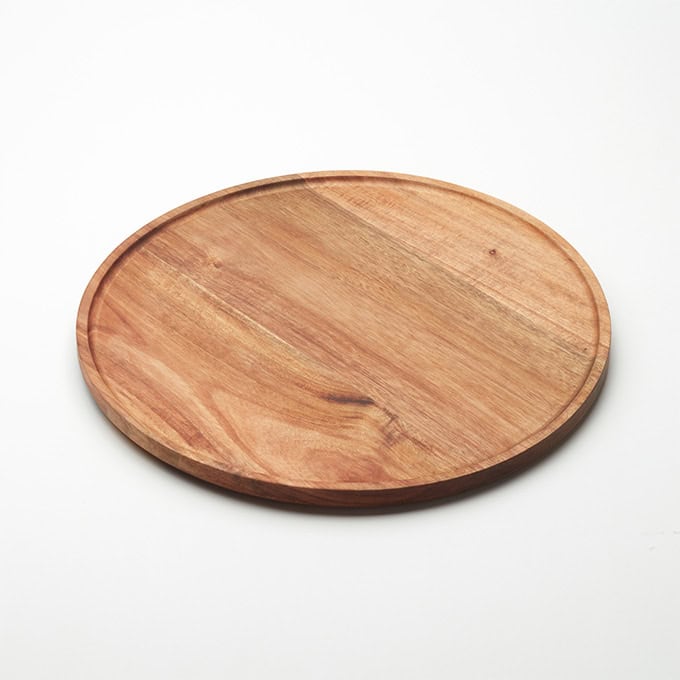 Loft 14" Round Acacia Wood Serving Board