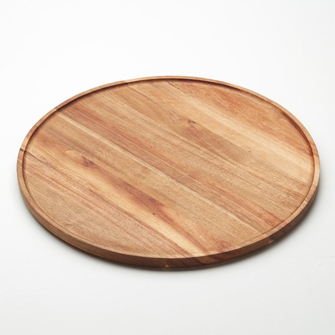 Loft 16" Round Acacia Wood Serving Board