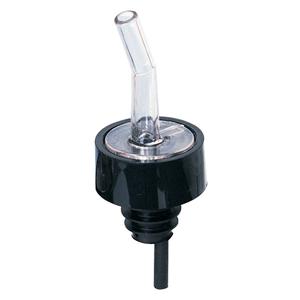 Whiskeygate Pourer, Clear with Black Collar