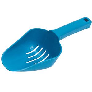 12 oz. Slotted Ice Scoop, Blue Plastic