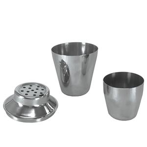 8 oz. 3-Piece Cocktail Shaker Set, Stainless Steel