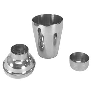 8 oz. 3-Piece Deluxe Cocktail Shaker Set, Stainless Steel