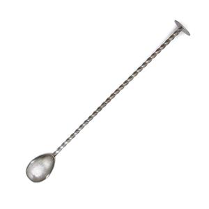 10-3/5" Bonzer Disc Muddler Bar Spoon, Distressed Finish