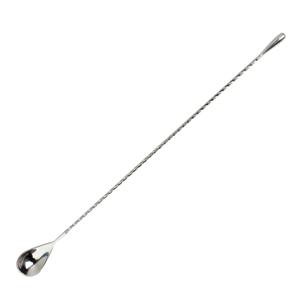 19-11/16" Droplet Mixing Bar Spoon, Polished Finish