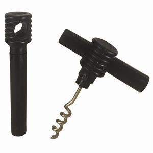 4" Pocket Corkscrew, Black Plastic