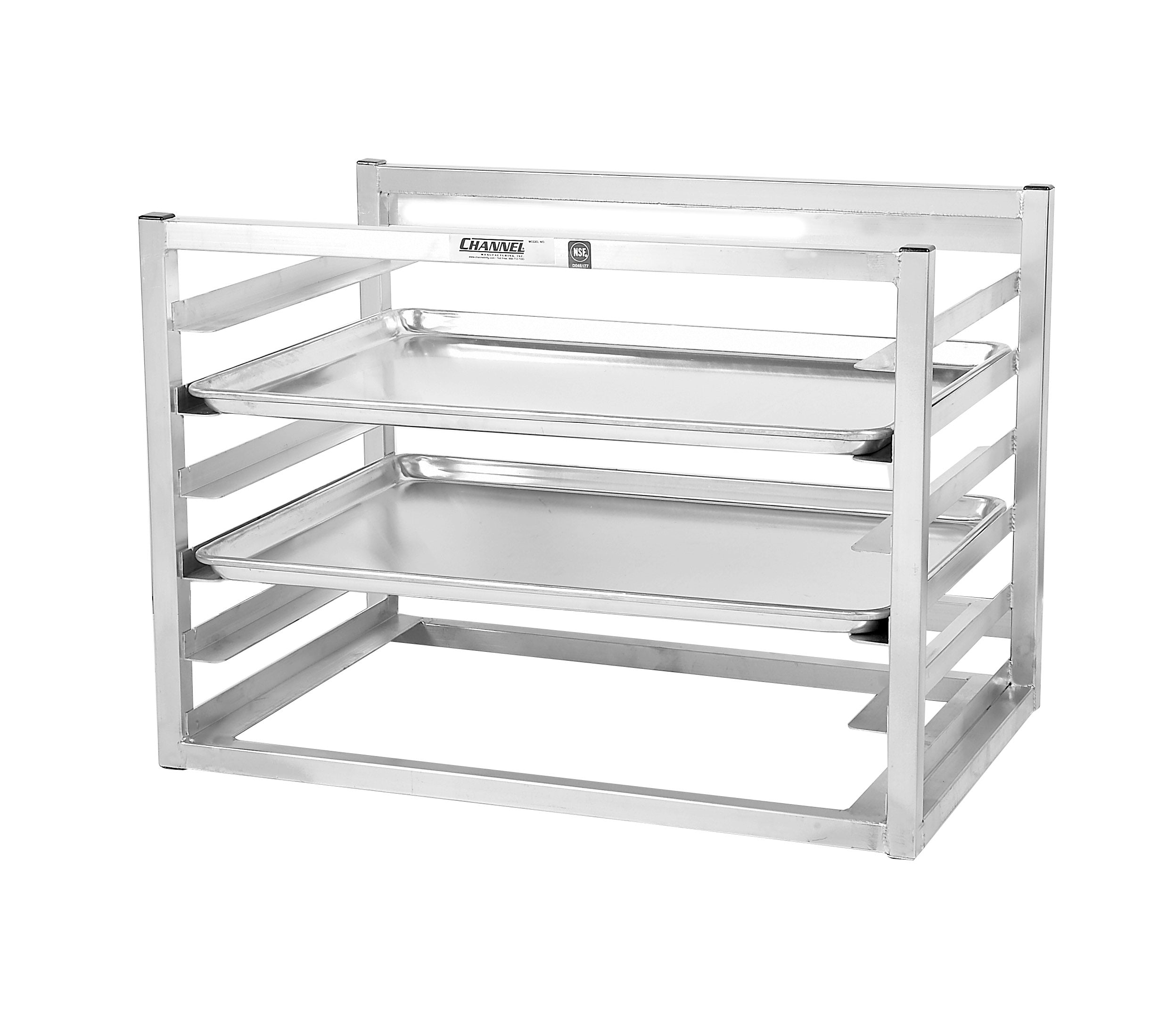 6 Pan Side Load  Wall Mount Bun Pan Rack- 28.5"W