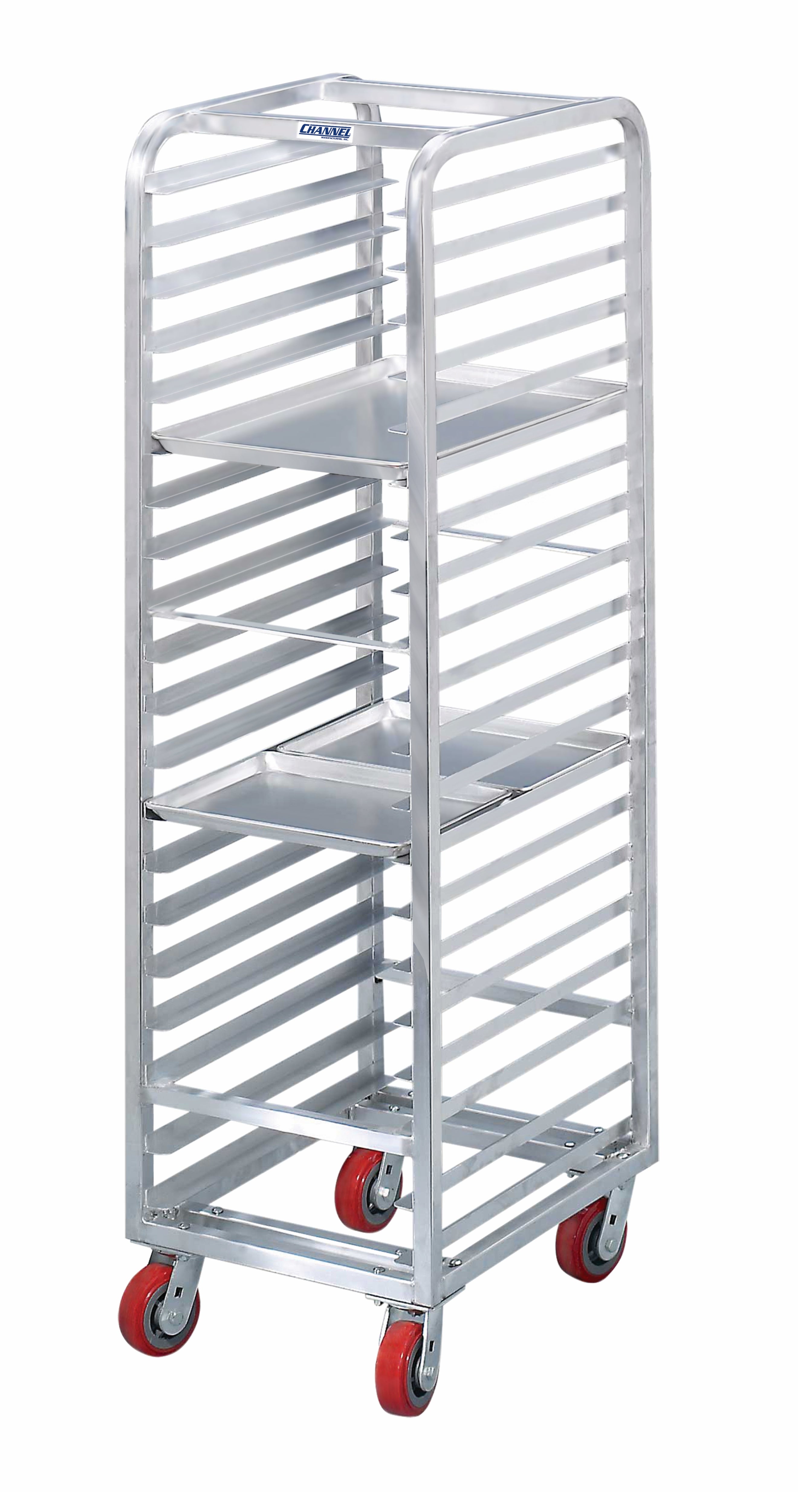 20 Pan End Load Heavy-Duty Bun Pan Rack - 22"W x 70"H
