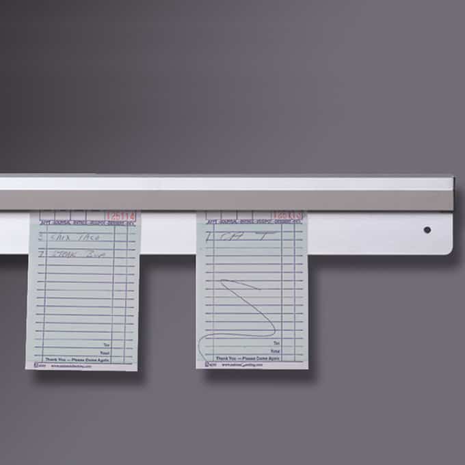 Ticket Rack, Aluminum, 48" L