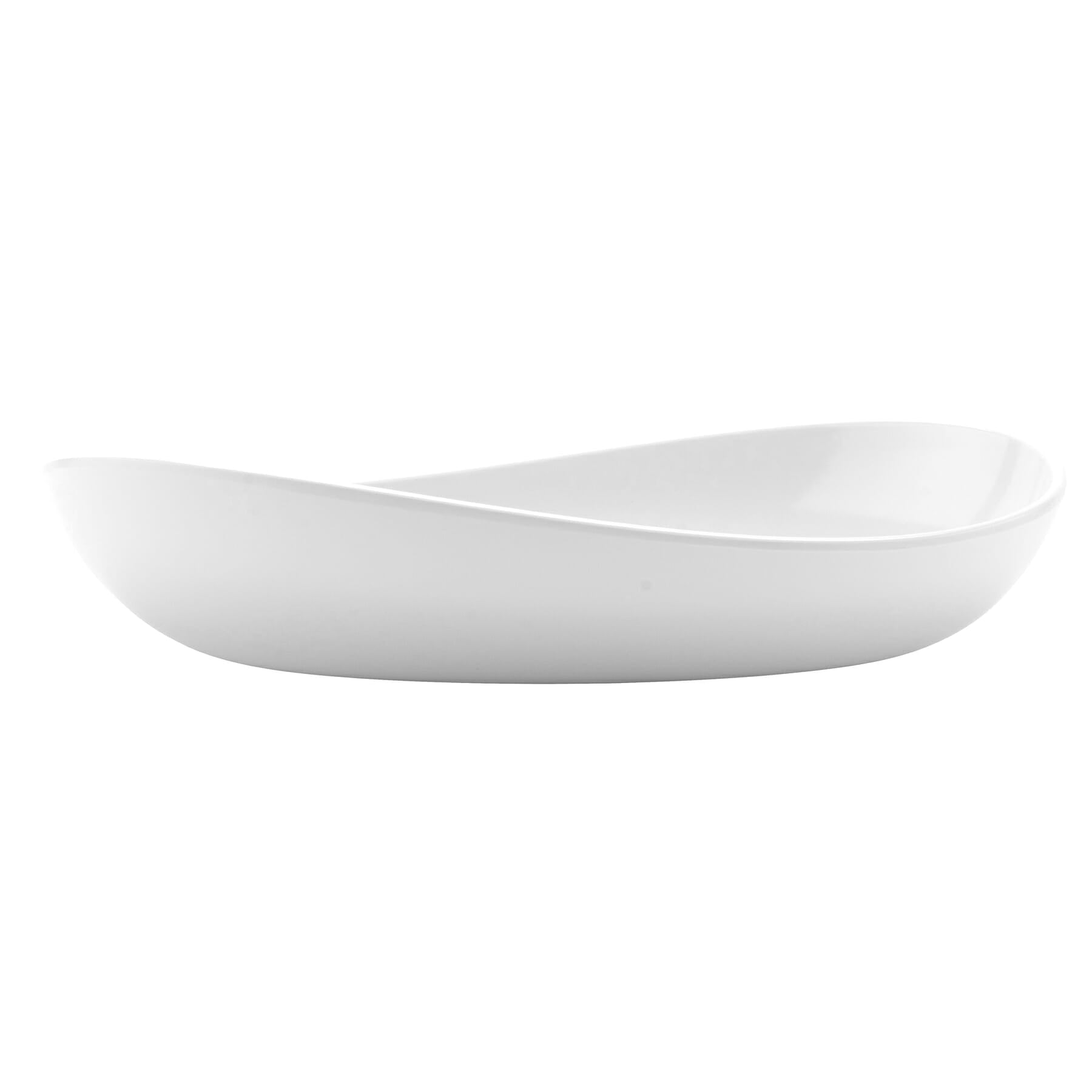 Osslo 2 qt. Oval Bowl, White