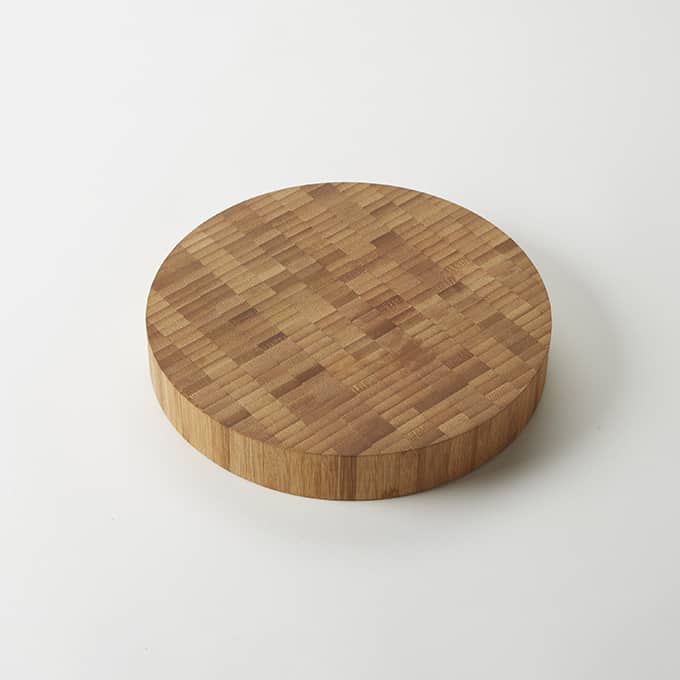 Serving Board, Bamboo, Round, 10" Dia.