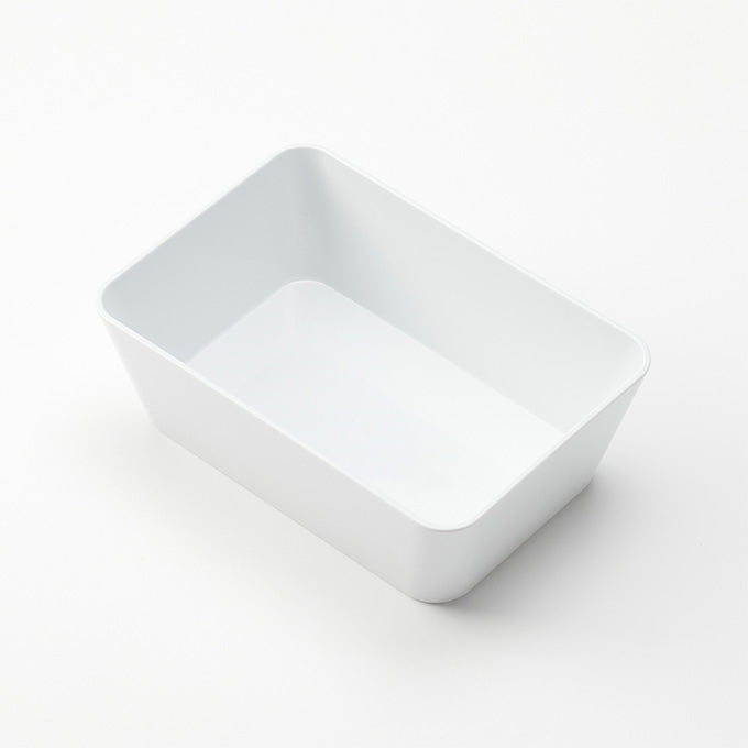 38 oz. White Rectangular ABS Plastic Bowl