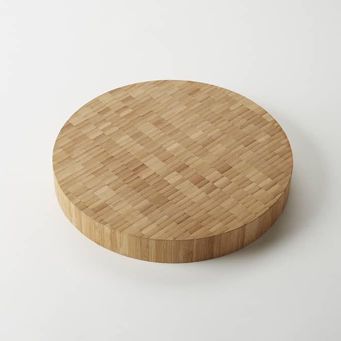 12" Round Bamboo Serving Board