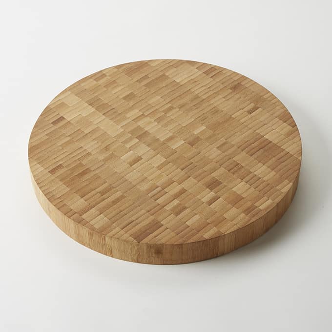 14" Round Bamboo Serving Board