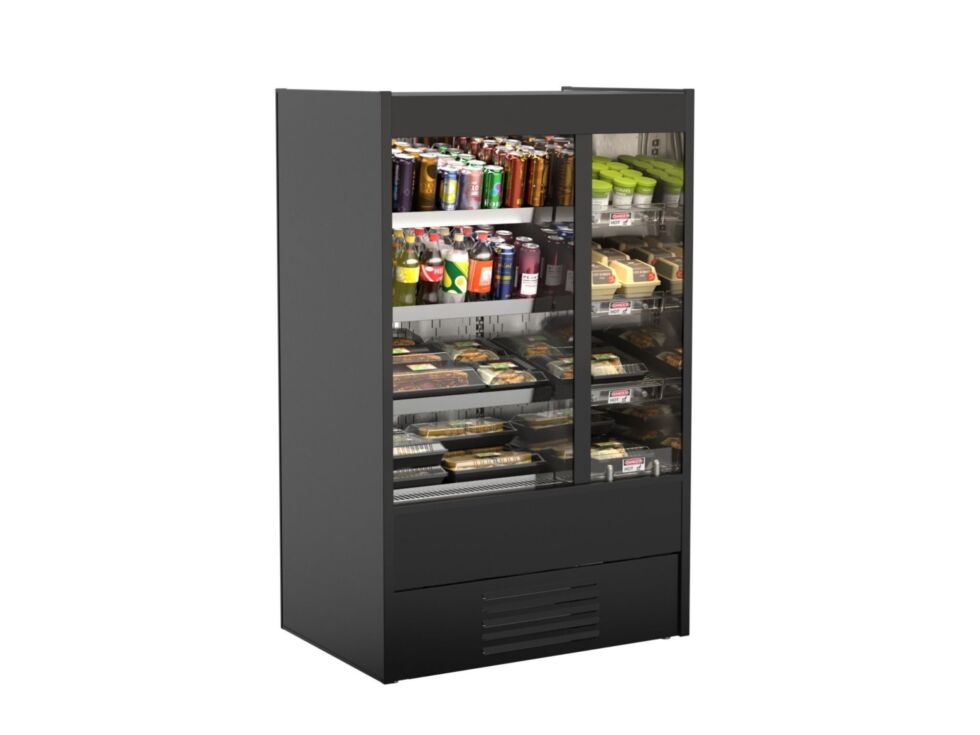 Oasis® Refrigerated & Heated Self-Service Case, Self-Contained