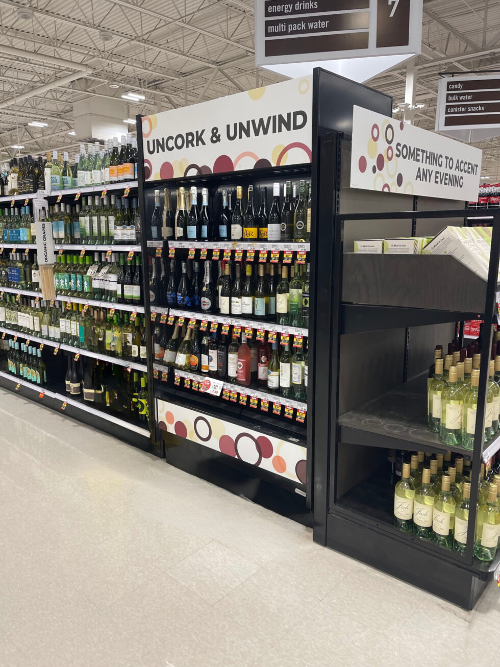 Allure Refrigerated Self-Service Wine Case, 44-3/4"W x 24-3/8"D x 84-3/4"H