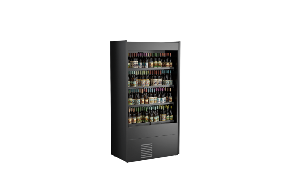 Allure Refrigerated Self-Service Wine Case, 44-3/4"W x 24-3/8"D x 84-3/4"H