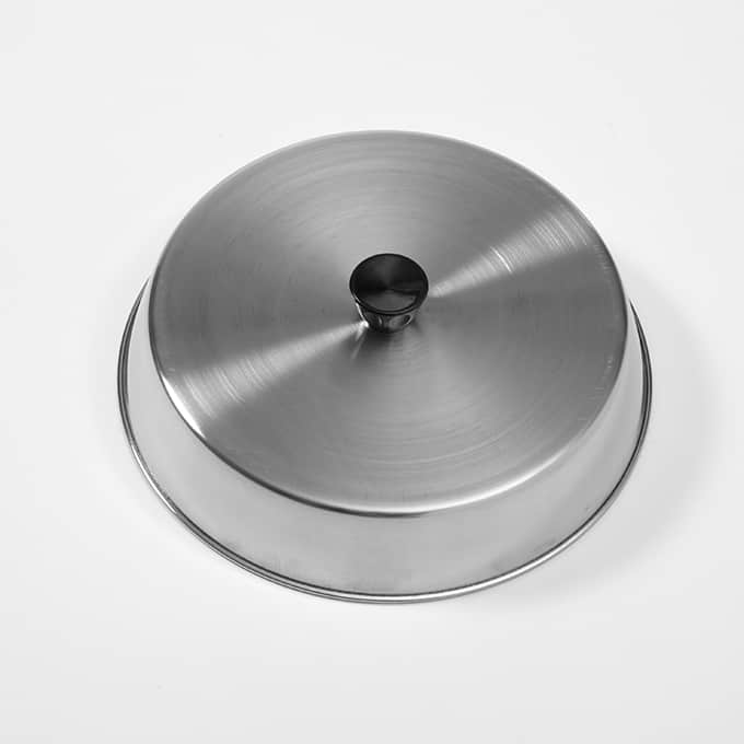 10-1/2" Round Stainless Steel Basting Cover