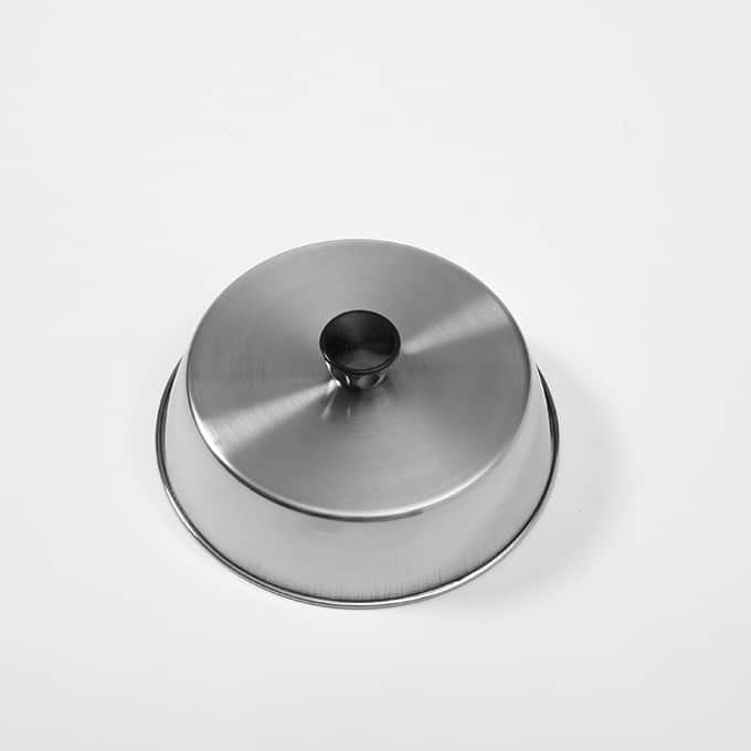 7-1/2" Round Stainless Steel Basting Cover