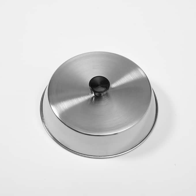 8-3/8" Round Stainless Steel Basting Cover