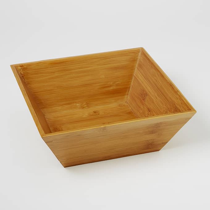 228 oz. Square Bamboo Bowl
