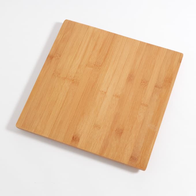 14-3/8" Square Bamboo Platter
