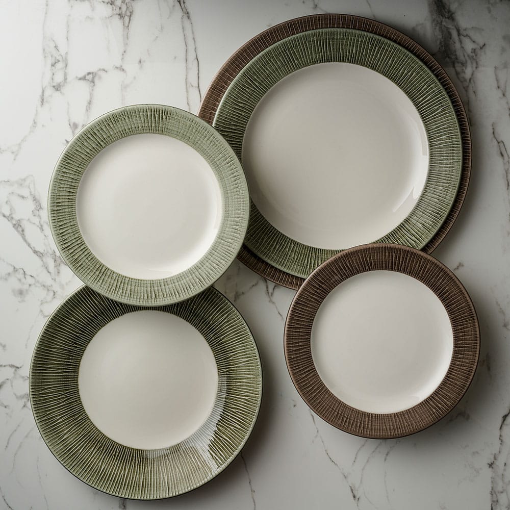 Bamboo Spinwash Alpine 8-1/4" Embossed Plate